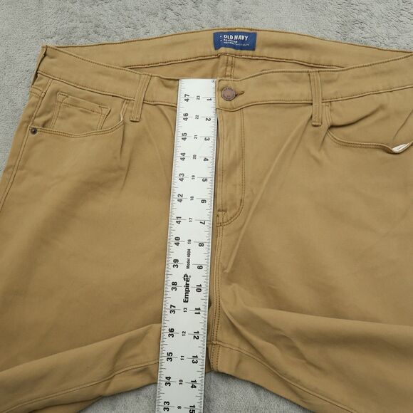 Old Navy Jeans Women's Size 18 Brown High-Rise Rockstar Skinny Pants 29" Inseam - Picture 6 of 14